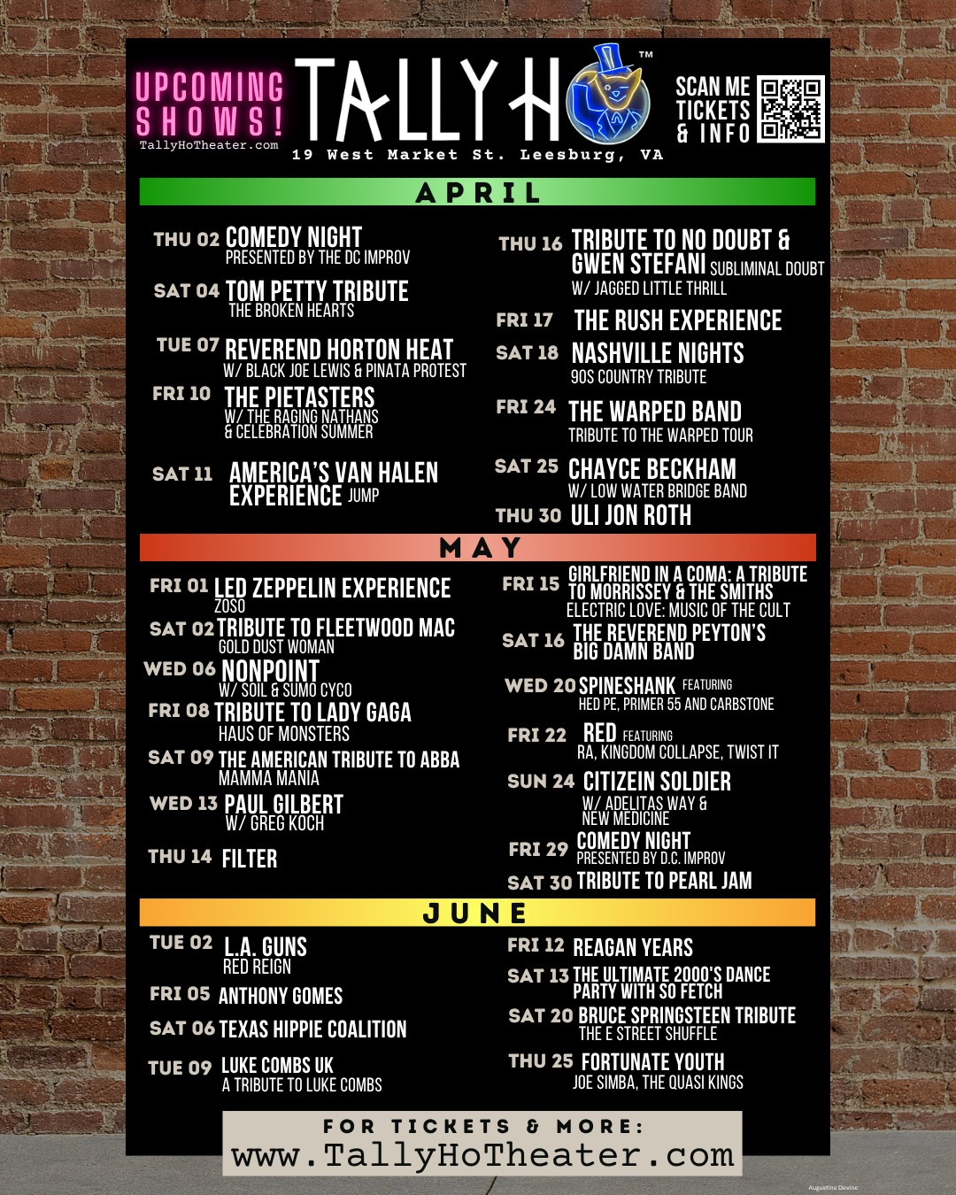 Plenty of shows coming your way this Spring! Who are you most excited for?