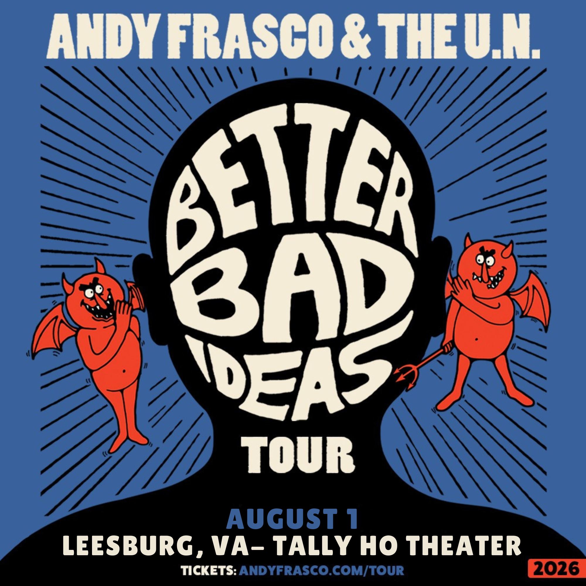 ⭐️Just Announced⭐️
@andyfrasco 
Saturday, August 1st
Tickets on sale Friday at 10am!
Tickets and more info in bio!