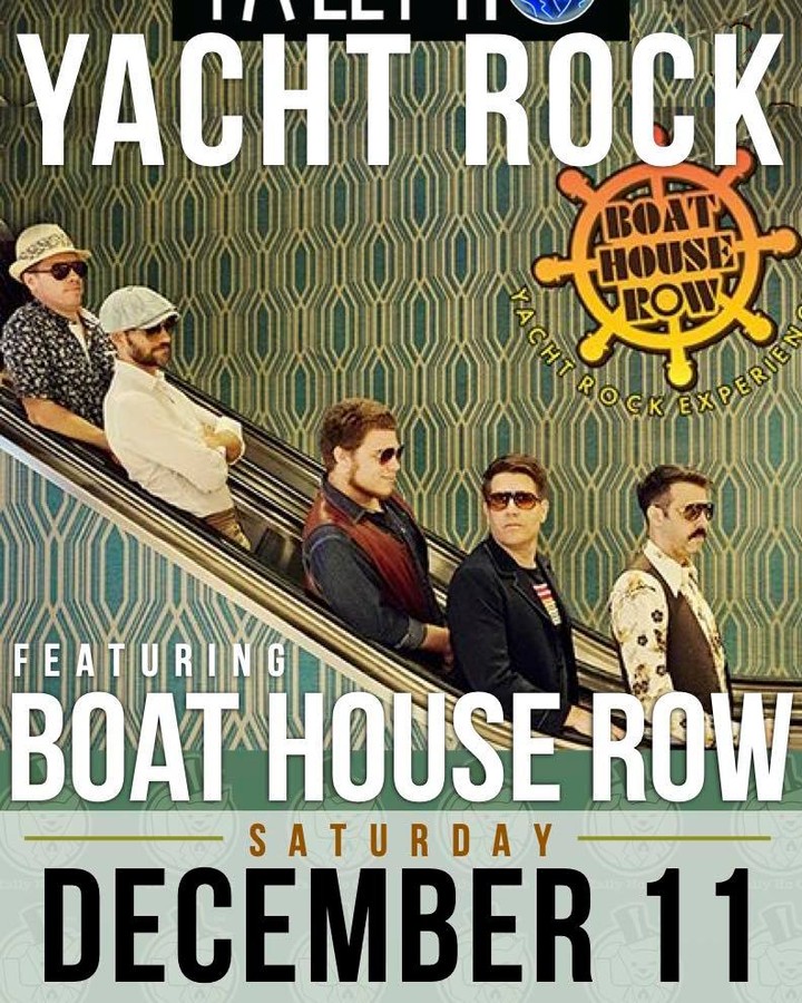 TONIGHT: Yacht Rock Night featuring Boat House Row! Doors 7pm. More info: https://www.ticketmaster.com/boat-house-row-leesburg-virginia-12-11-2021/event/01005B2D31787055